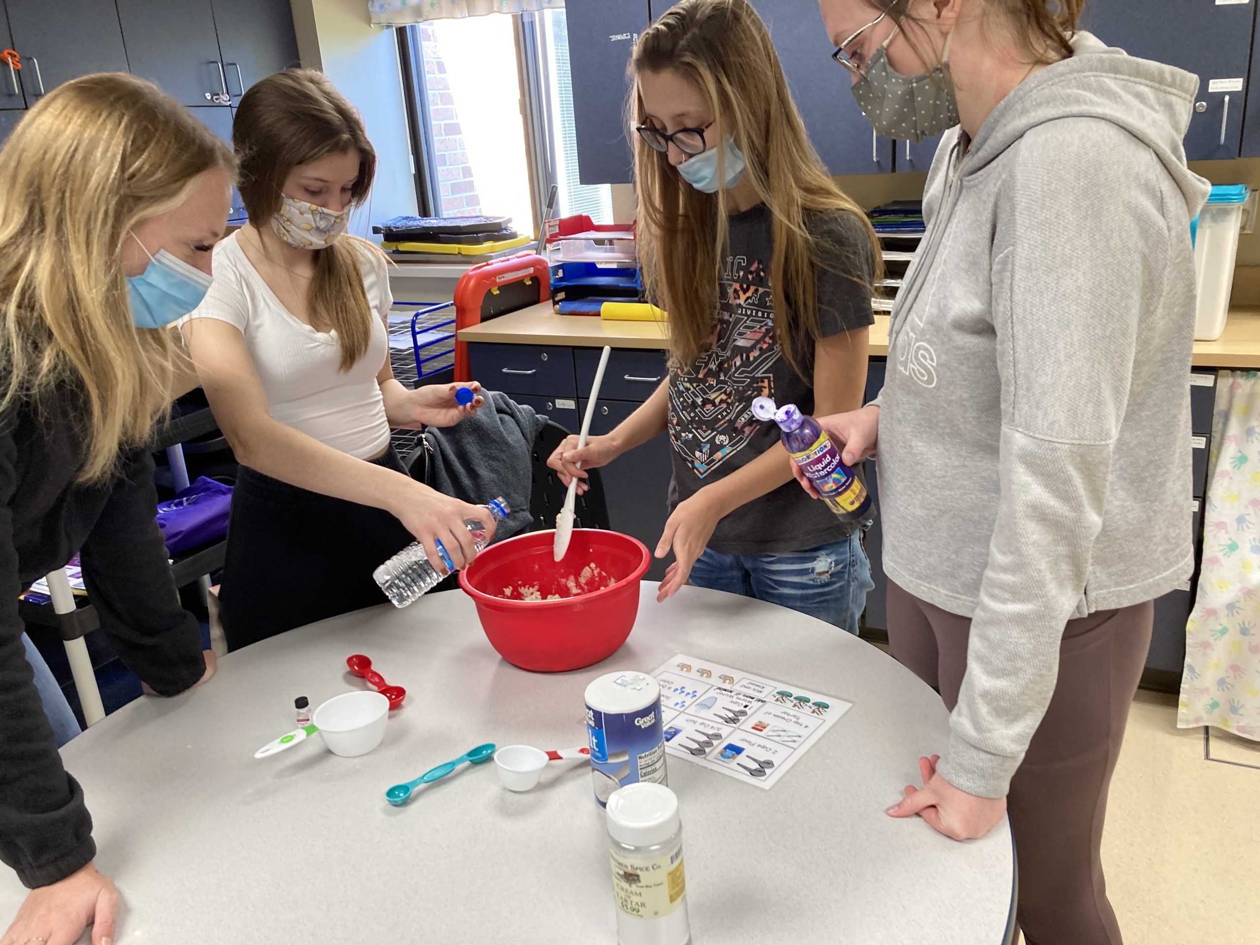 Play dough making, Early Childhood Education Course