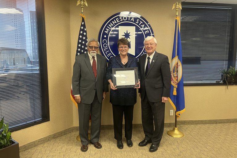 Dr. Faith C. Hensrud was granted emeriti status by the Minnesota State board of trustees Nov. 15