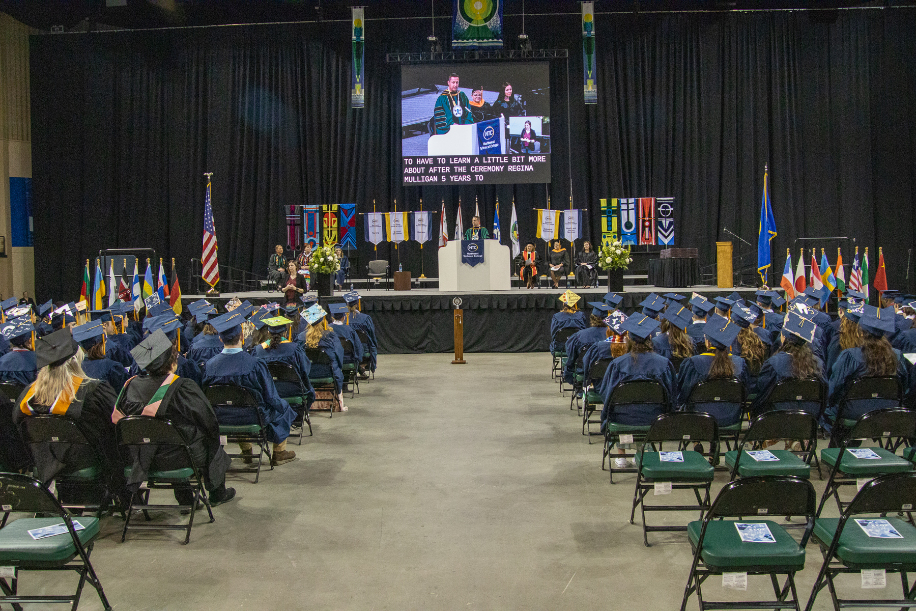 A photo of NTC's commencement ceremony