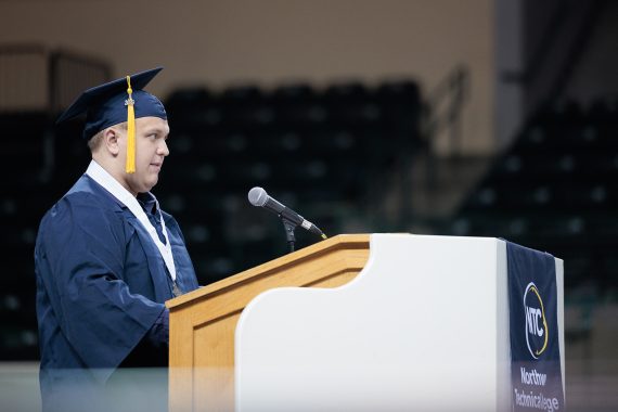 Christian Monroe, NTC student speaker for 2025 Commencement