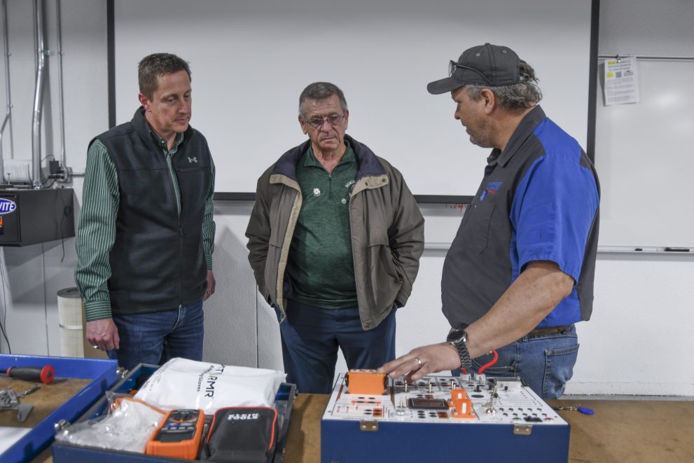John L. Hoffman, Jim Walrath and Mark Johnson
