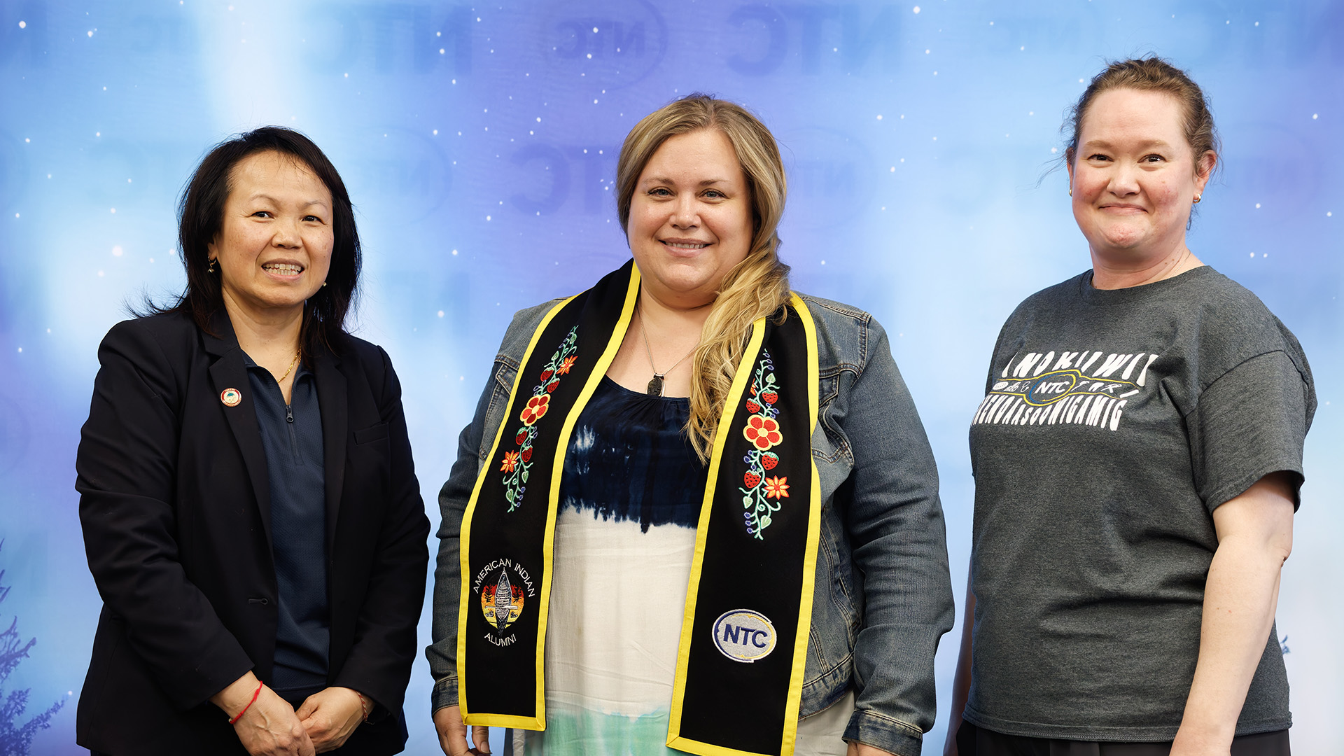 A candid photo from NTC's 4th Annual AIRC Stoling Ceremony