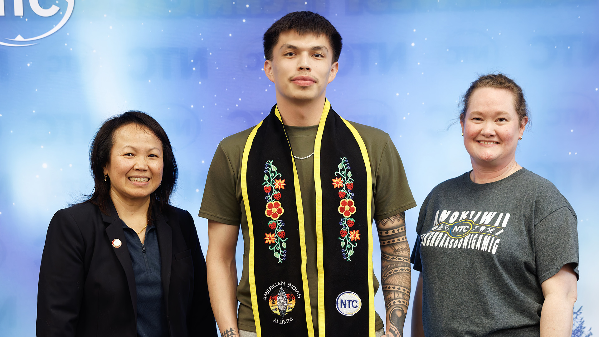A candid photo from NTC's 4th Annual AIRC Stoling Ceremony