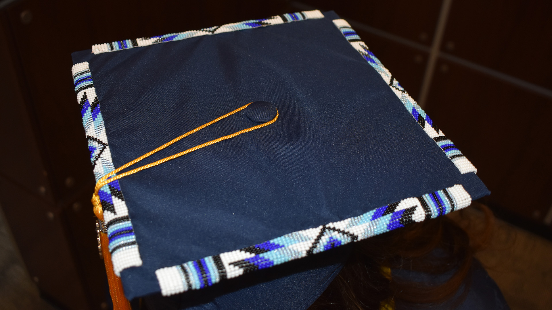 A mortar board at NTC's 2026 Commencement.