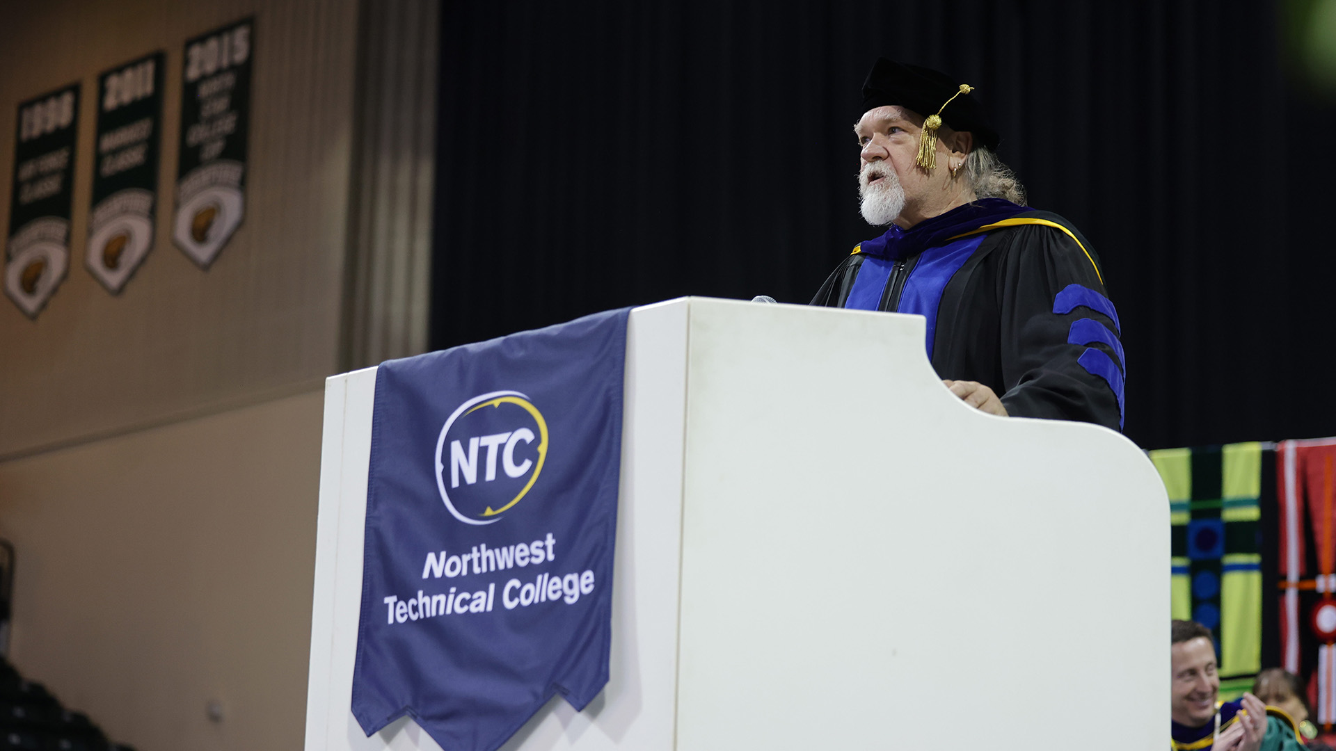 Jim Grabowska speaks at NTC's 2026 Commencement ceremony.
