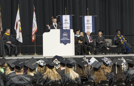 Northwest Technical College 2018 Commencement Ceremony Student Speaker