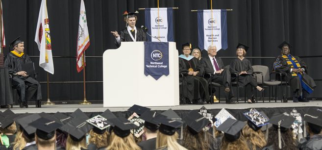 Northwest Technical College 2018 Commencement Ceremony Student Speaker