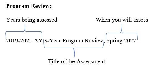 Program Review File Naming