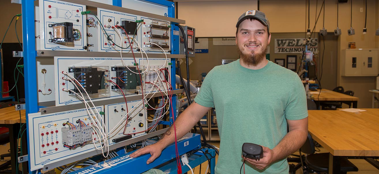 NTC Has Russell Mason Moving Toward Future as a Construction Electrician