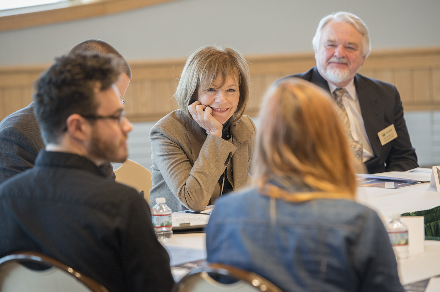 U.S. Senator Tina Smith (D-MN) visits Bemidji to meet with NTC & BSU students, faculty and administrators. 