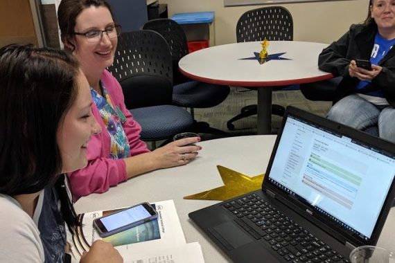 NTC Opens Doors to Quality, Early-Care Education for Children’s Development NTC admission advisors helped with the application process during the open house.