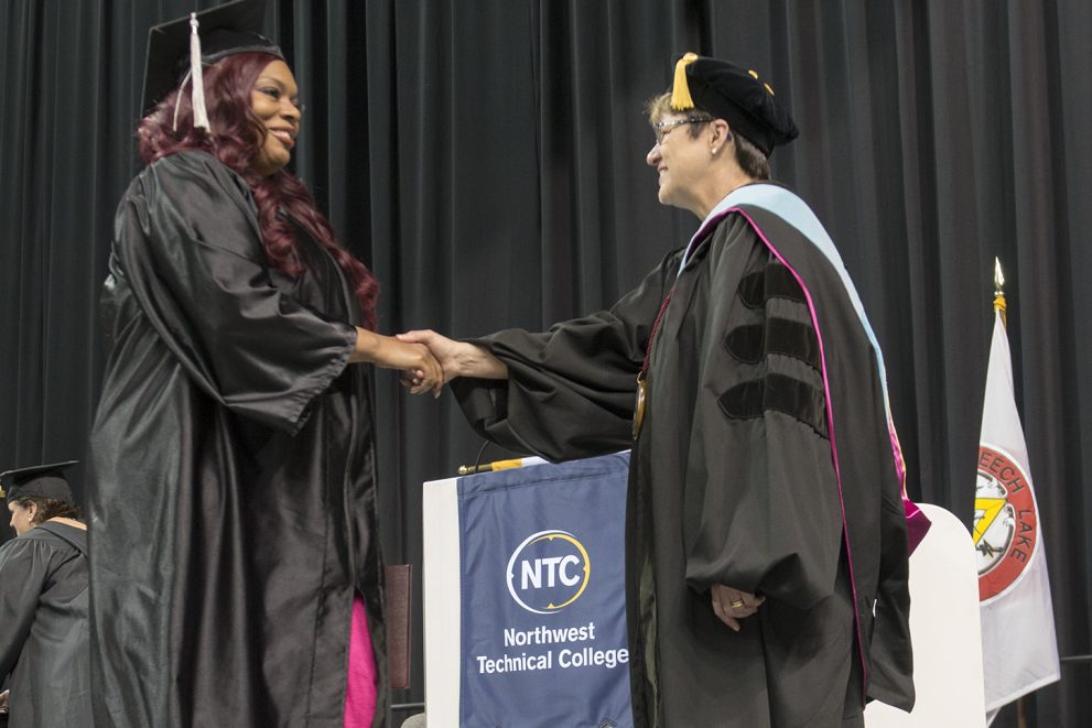 Graduates received their degrees, diplomas and certificates at NTC's commencement ceremony.