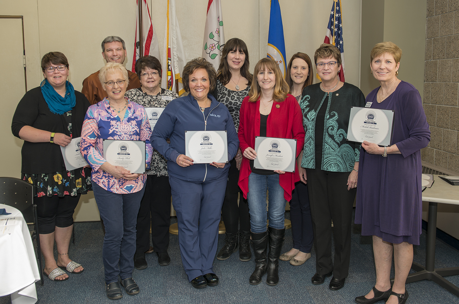 All honorees at the NTC Employee Recognition Celebration. 