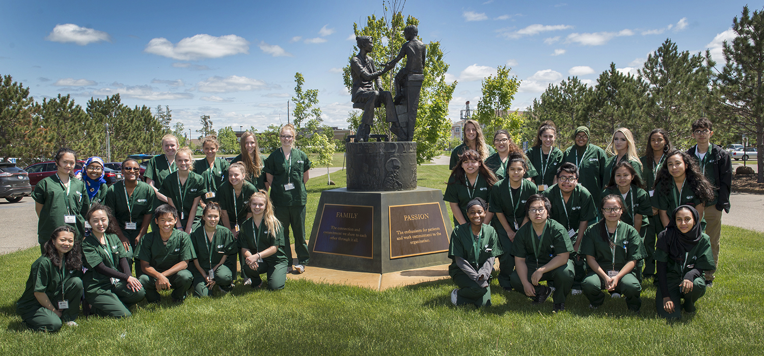 Gallery: High School Students Scrub in to Camp at Northwest Tech and Bemidji State