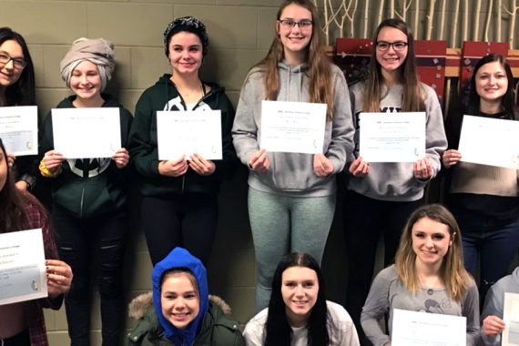 Celebrating New NAs: 12 Bemidji High School Students Receive Certificates