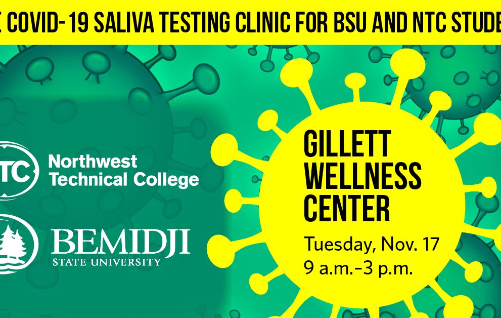 Minnesota Department of Health Offering Free COVID Screening for BSU, NTC Students