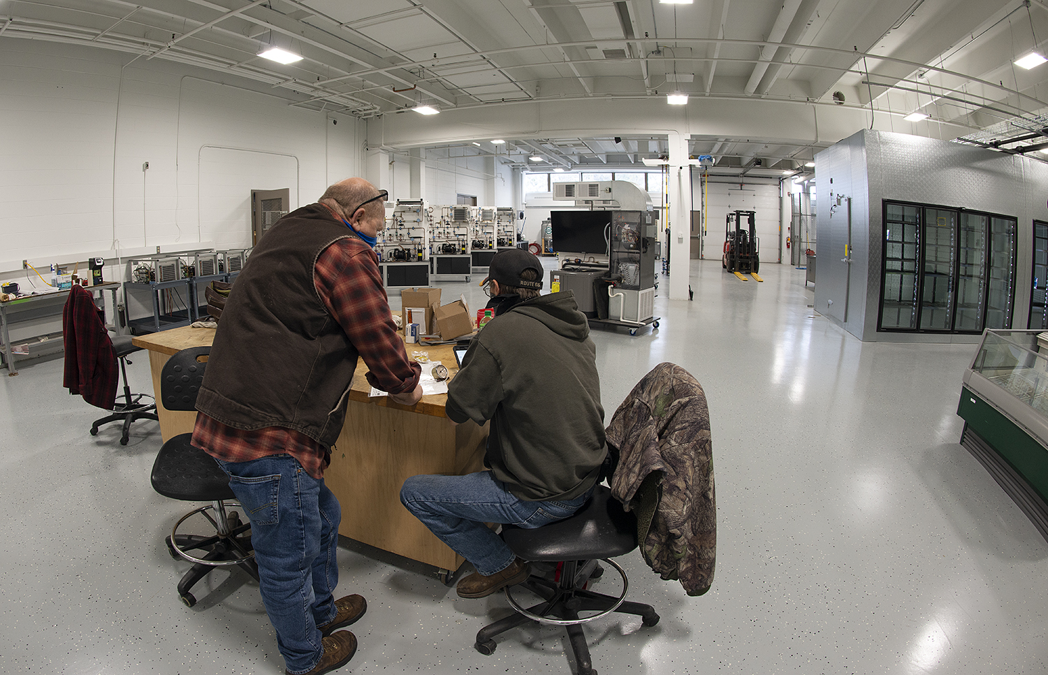 The commercial refrigeration lab at NTC.