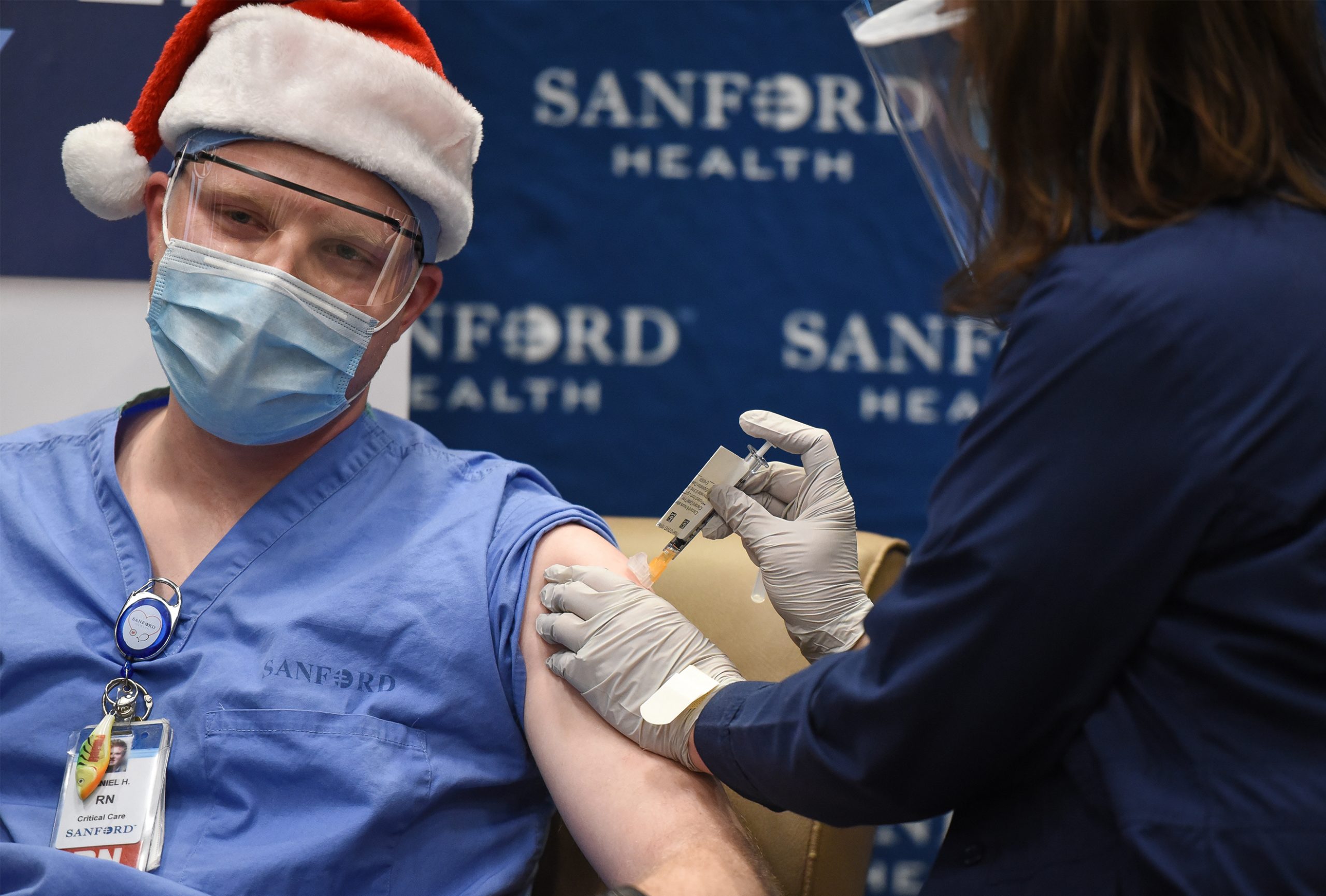 Registered Nurse Dan Hanson (Jillian Gandsey / Bemidji Pioneer)