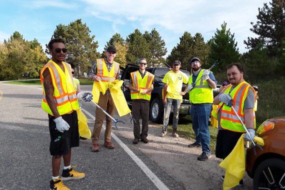 A Hot Pink Pool Float & Other Highway Debris Cleared from Highway 71 After NTC Cleanup Day