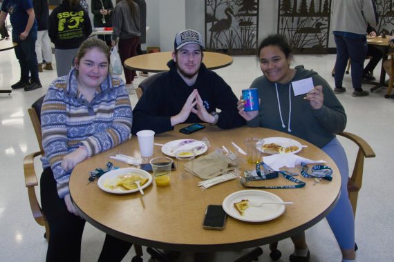 Students attended the Late Night Study Breakfast on Dec. 6 at BSU's Walnut Dining Hall