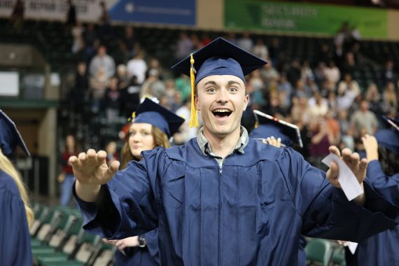 An NTC graduate is excited to earn his degree