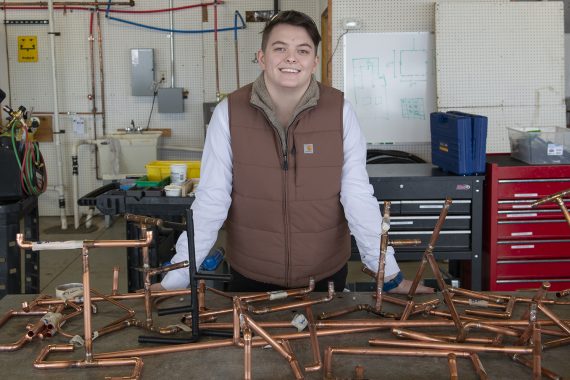 Wilkerson Learns Tricks of the Trade While Serving Campus Community